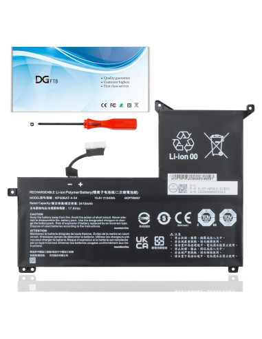 Batería de Reemplazo DGFTB NP50BAT-4-54 para Clevo 15.4V 54Wh