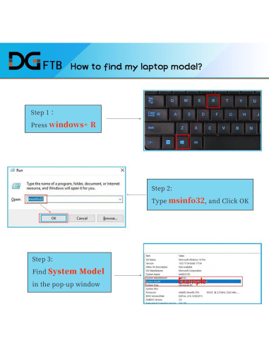 Batería de Reemplazo DGFTB NP50BAT-4-54 para Clevo 15.4V 54Wh