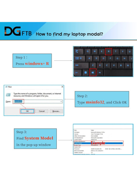 Batería de Reemplazo DGFTB NP50BAT-4-54 para Clevo 15.4V 54Wh