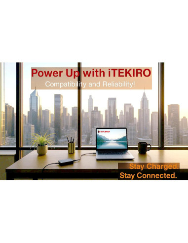 Adaptador de CA EPMUSA 40W-65W para Dynabook y Satellite