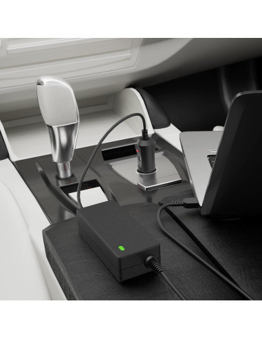 Cargador de coche VHBW 45W/65W/90W para Lenovo ThinkPad