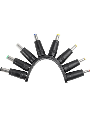 Kit de 8 Adaptadores de Conector de Poder DC Universal 5.5x2.1mm