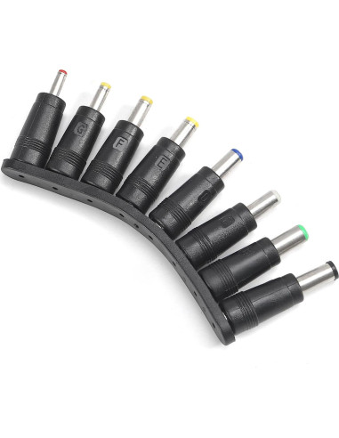 Kit de 8 Adaptadores de Conector de Poder DC Universal 5.5x2.1mm