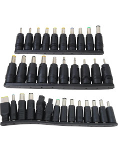 Kit 34 Enchufes Universales DC MUNTICO 5.5x2.1mm para Laptop 2