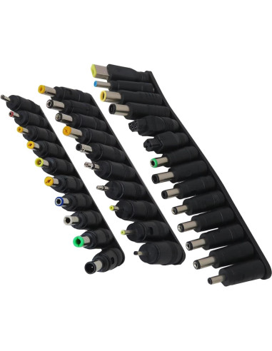 Kit 34 Enchufes Universales DC MUNTICO 5.5x2.1mm para Laptop