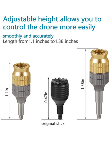 Joystick de Aluminio CNC Anbee para Controlador DJI FPV Ajustable