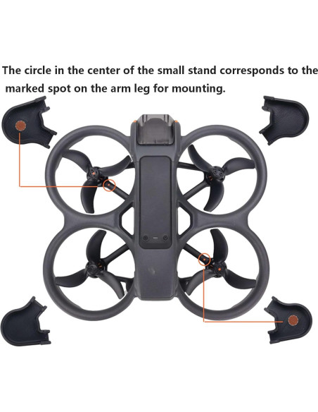 Tren de Aterrizaje para Dron DJI Avata 2 - Soporte Elevado YYRCVRA