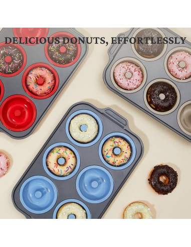 Molde de Silicona para Donuts BRONYPRO 8 Cavidades Antiadherente