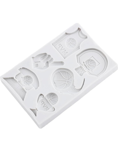 Molde de Silicona para Fondant Baloncesto MINFEIDMS 8x7 cm