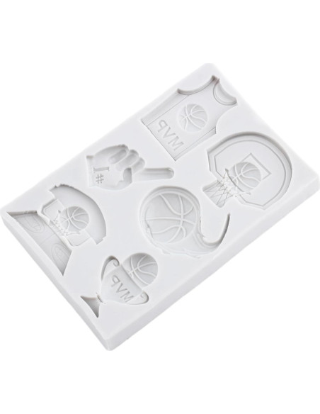 Molde de Silicona para Fondant Baloncesto MINFEIDMS 8x7 cm