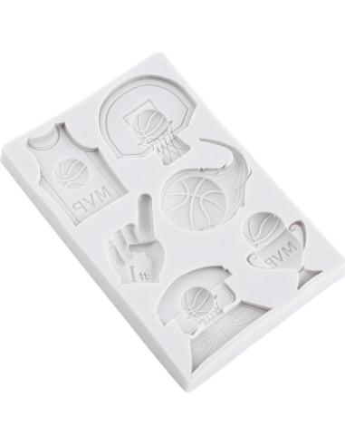 Molde de Silicona para Fondant Baloncesto MINFEIDMS 8x7 cm