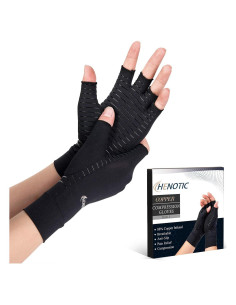 Guantes de Cobre HENOTIC para Artritis Compresión Unisex