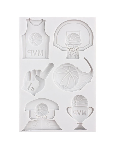Molde de Silicona para Fondant Baloncesto MINFEIDMS 8x7 cm