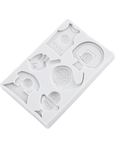 Molde de Silicona para Fondant Baloncesto MINFEIDMS 8x7 cm