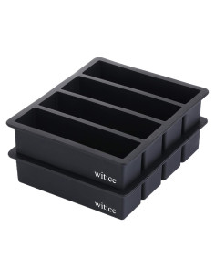 Bandejas de Hielo de Silicona Witice - 2 Piezas, Cubos Grandes