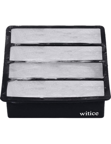 Bandejas de Hielo de Silicona Witice - 2 Piezas, Cubos Grandes