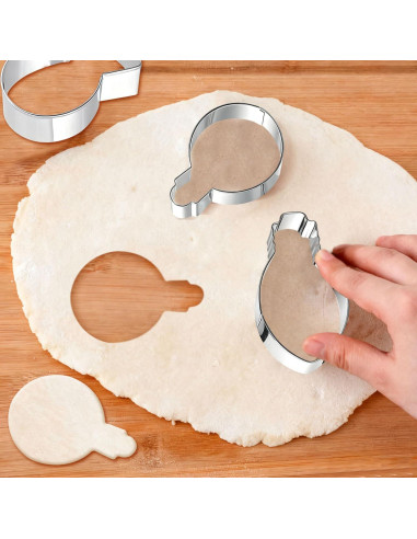 Juego de Cortadores de Galletas Navideñas Heyiminy 4 Piezas