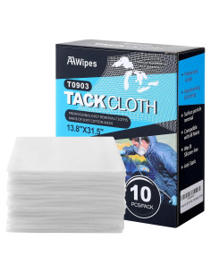 Paños Adhesivos AAwipes 35.1x80 cm - 10 Pcs Limpieza Pintura