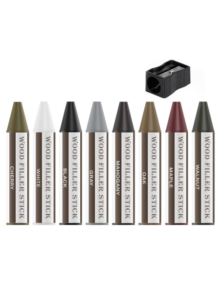 Palitos de Relleno de Madera DEWEL 8 Colores para Reparación