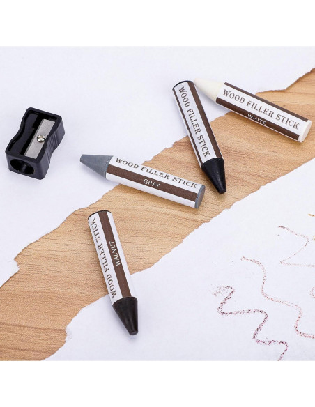 Palitos de Relleno de Madera DEWEL 8 Colores para Reparación