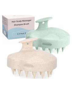 Masajeador de Cuero Cabelludo FREATECH 2 Piezas Silicona