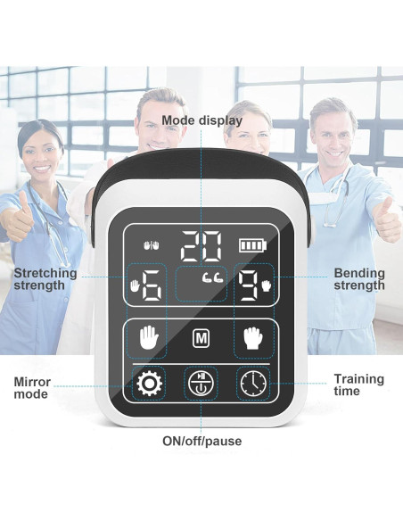 Guantes de Rehabilitación TopLeder Mano Izquierda L Masaje