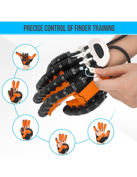 Guantes de Rehabilitación TopLeder Mano Izquierda L Masaje