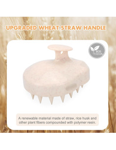 Masajeador de Cuero Cabelludo FREATECH 2 Piezas Silicona 2