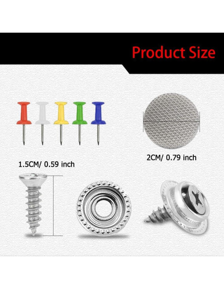 Kit de Reparación de Techo de Coche HAOBO 50 Remaches y Herramientas