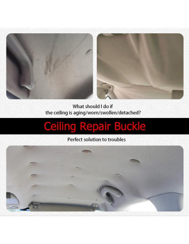 Kit de Reparación de Techo de Coche HAOBO 50 Remaches y Herramientas