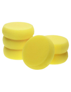 Esponjas Redondas Penta Angel 6pcs 7.5cm Amarillo para Pintura