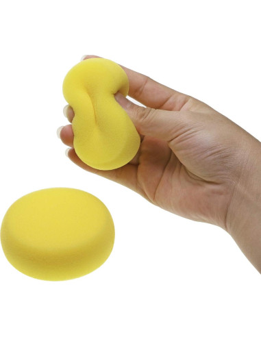Esponjas Redondas Penta Angel 6pcs 7.5cm Amarillo para Pintura