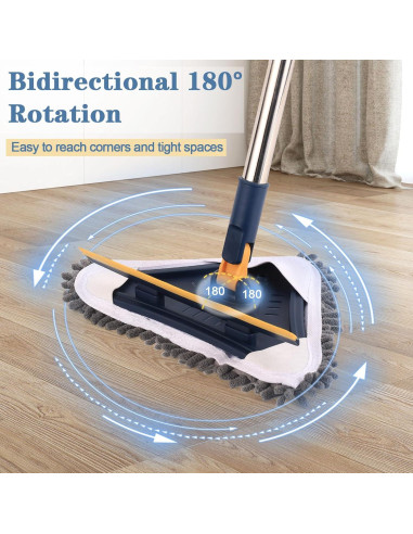 Mopa Limpiadora de Pared Hiitytin 5-en-1 con Mango Ajustable 200 cm