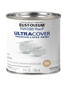 Pintura de Láttex Rust-Oleum Toque del Pintor 0.24 L Blanco Brillante