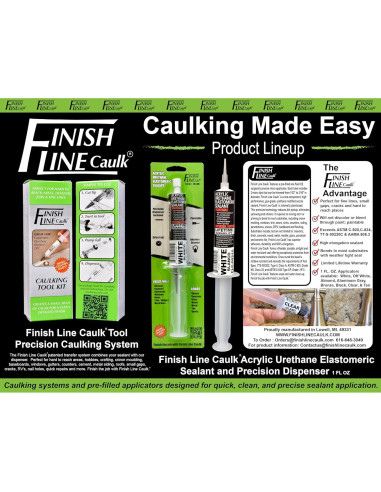 Kit de Calafateo de Precisión Finish Line - Aplicador Jeringa