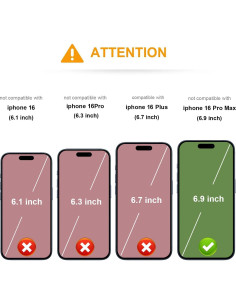 Funda Cartera KIHUWEY para iPhone 16 Pro Max 6.9" Cuero Marrón 2