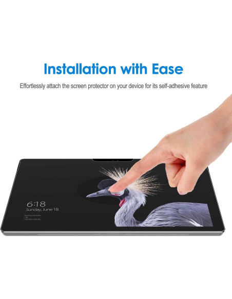 Protector de Pantalla JETech para Microsoft Surface Pro 6/5/4 Vidrio Templado