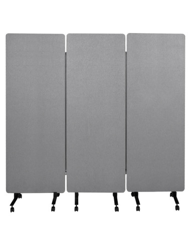 Divisor de Sala Acústico Plegable Genérico 3 Paneles 183x168 cm