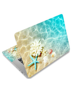 icolor Pegatina para Laptop Estrella de Mar 15.6" Universal