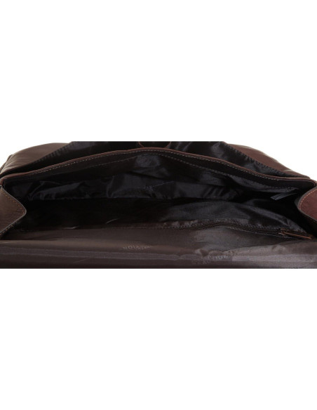 Bolso Mensajero de Cuero Colombiano Kenneth Cole 15.6" Marrón