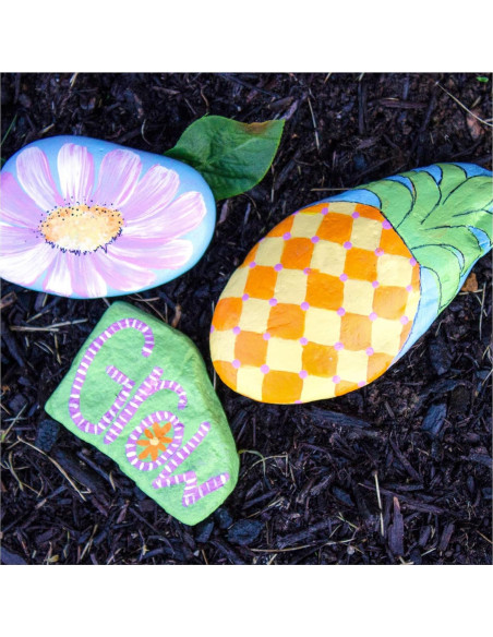 Set de Pintura Acrílica Satinada Multi-Superficie DecoArt 24 Colores 1419.53 ml