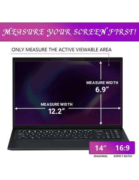 Pantalla de Privacidad Magnética PYS 14" Antirreflejo