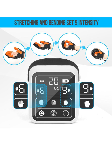 Guantes de Rehabilitación TopLeder Mano Derecha XL Masaje