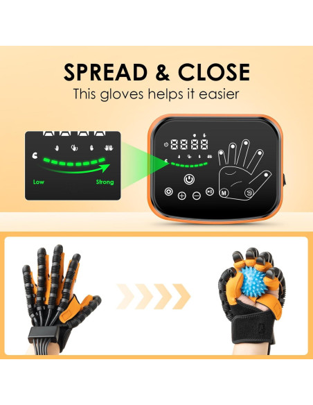 Guantes Robot de Rehabilitación Gellumnious Mano Izquierda XL