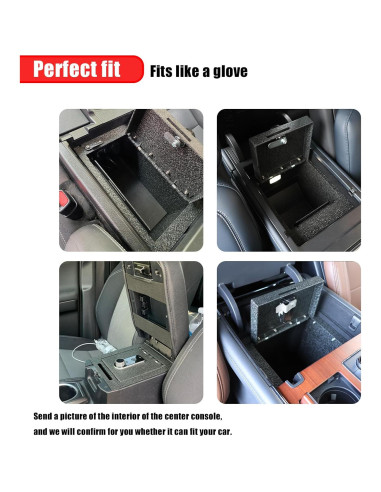 Caja Fuerte de Consola Central TUOJUE para Ford Ranger 2024-2025