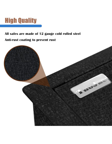 Caja Fuerte de Consola Central TUOJUE para Ford Ranger 2024-2025