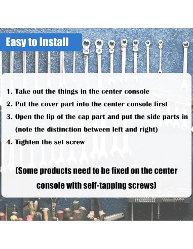 Caja Fuerte de Consola Central TUOJUE para Ford Ranger 2024-2025