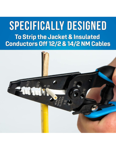 Desforrador de Cable Jonard Tools WSC-1412 para 12/2 y 14/2 NM