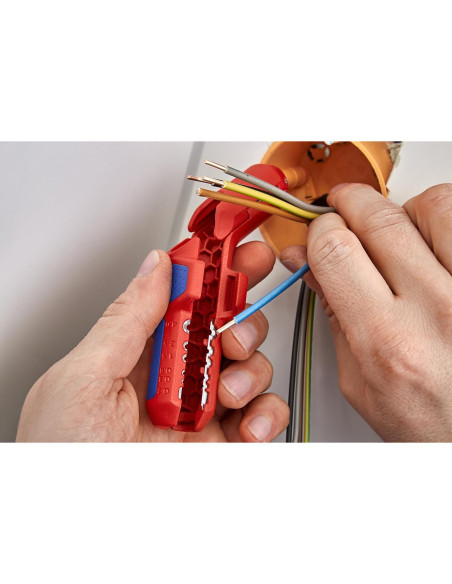 KNIPEX Ergostrip 16 95 01 SB - Herramienta de Precisión