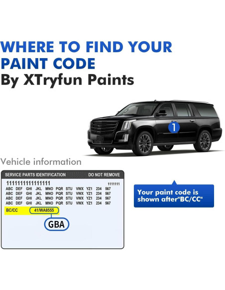 Pintura de Retoque Cadillac GLU Azul Medianoche 29.57 ml